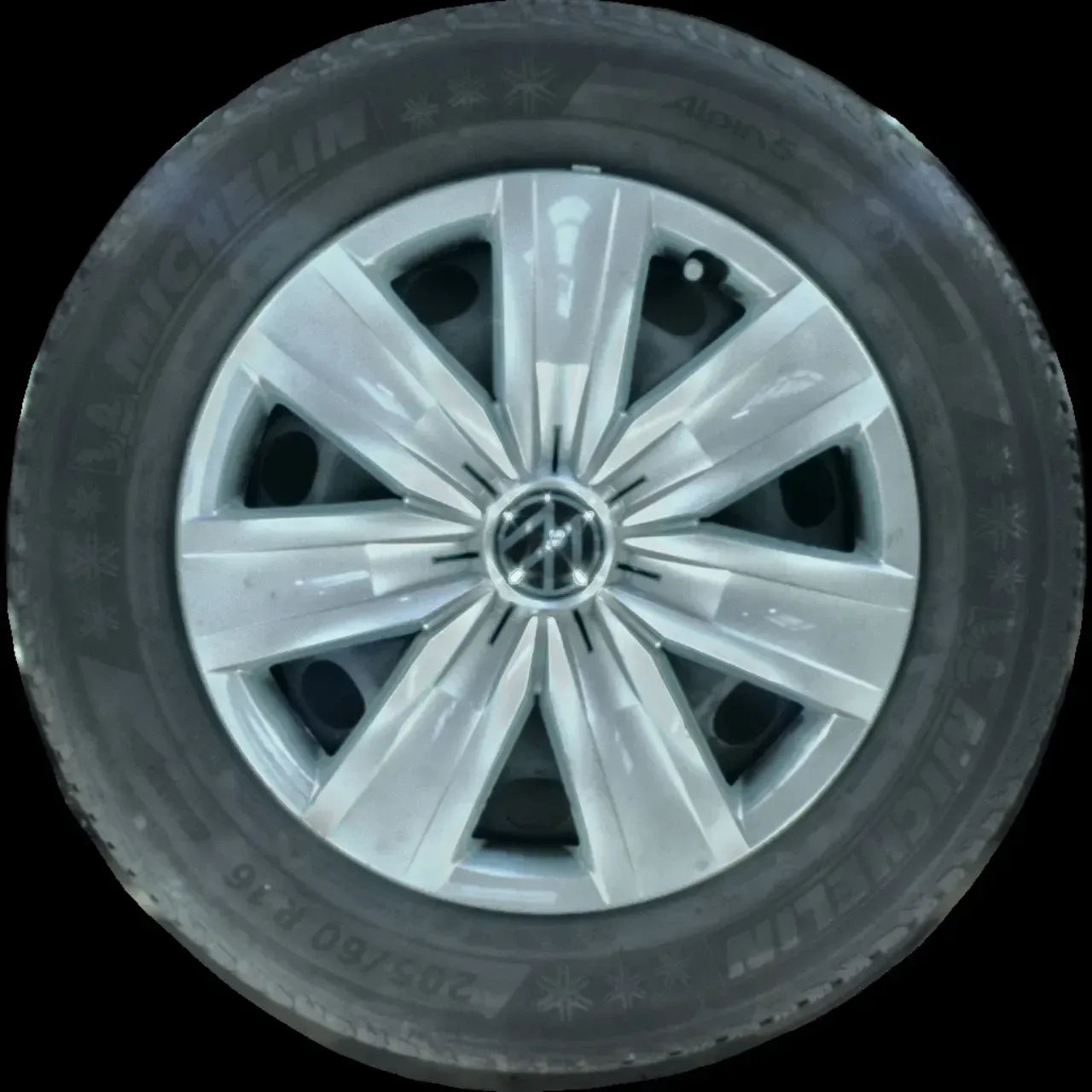 205/60 R16 92H WINTERREIFEN VW T-ROC 16 ZOLL STAHL KOMPLETTRÄDER 5Q0601027CJ/CK - Bild 1