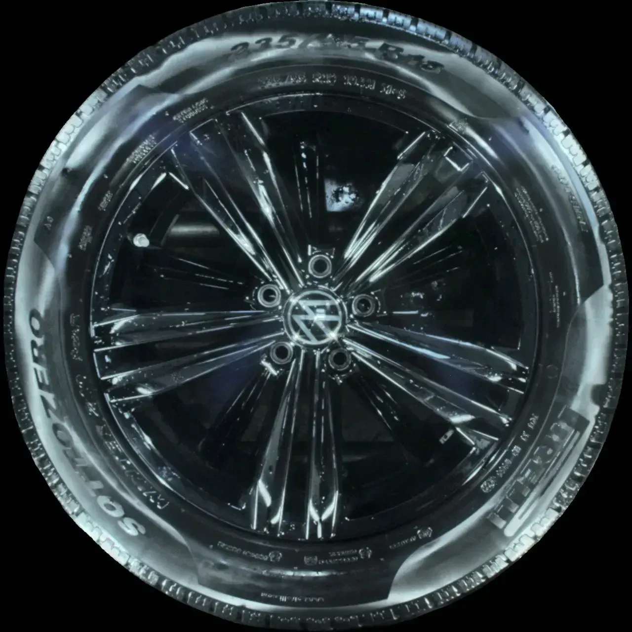 235/55 R18 104H WINTERREIFEN VW TIGUAN 5N 18 ZOLL ALU KOMPLETTSATZ 5NA601025AQ - Bild 1