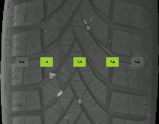 215/65 R17 99H WINTERREIFEN VW TIGUAN 5N (II) 17 ZOLL ALU KOMPLETTSATZ 5-8MM - Bild 8