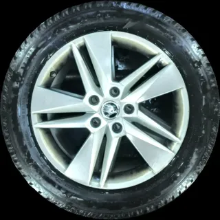 215/55 R16 98V WINTERREIFEN SKODAS SUPERB 3V 16 ZOLL ALUMINIUM KOMPLETTSATZ 7MM - Bild 3