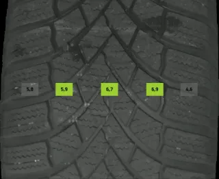 215/55 R17 98V WINTERREIFEN SKODA SUPERB 3V 17 ZOLL ALU KOMPLETTSATZ 3V0601025BH - Bild 5