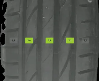 4x Sommerreifen 235/45 R19 99y Maxxis Victra Sport DOT*23  7mm - Bild 4