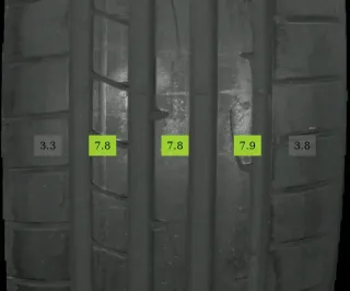 4x 205/45 R18 90Y Sommerreifen Dunlop Sportmaxx 7mm DOT 1621 - Bild 2