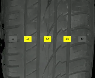 235/60 R18 103V SOMMERREIFEN GLC W253 18 ZOLL ALUMINIUM Kompletträder 4-5MM - Bild 8