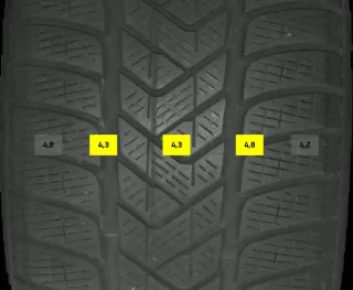 235/60 R18 103H WINTERREIFEN GLC W253 18 ZOLL ALUMINIUM KOMPLETTSATZ A2534010800 - Bild 6