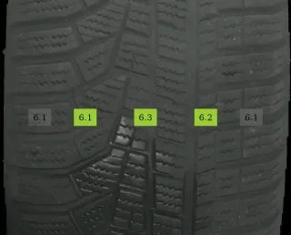 205/55 R17 WINTERREIFEN A-KLASSE F2A 17 ZOLL ALUFELGEN KOMPLETTSATZ 5-6MM - Bild 6