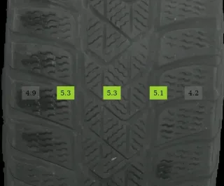 205/60 R16 WINTERREIFEN A-KLASSE W177 16 ZOLL ALUFELGEN KOMPLETTSATZ 4-6MM - Bild 6