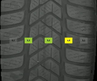 225/45 R18 95H WINTERREIFEN C-KLASSE W205 18 ZOLL ALUMINIUM KOMPLETTSATZ 4-5M - Bild 8