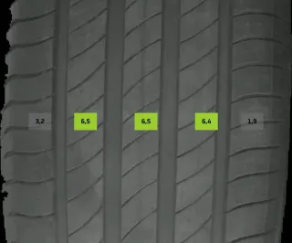 4x Sommerreifen 225/55 R18 102V Michelin Primacy4 DOT4020 6mm - Bild 3