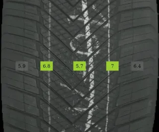 2x 245/40 ZR 19 98Y Ganzjahrreifen Tourador X All Climate 7mm DOT 0125 - Bild 3