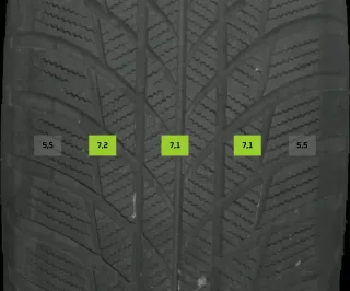 205/60 R17 93H WINTERREIFEN BMW X1 F48 17 ZOLL ALUMINIUM KOMPLETTSATZ 5MM - Bild 7