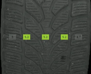 225/50 R17 WINTERREIFEN C-KLASSE W205 17 ZOLL ALUFELGEN KOMPLETTSATZ 4-5MM - Bild 5
