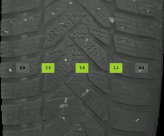 205/55 R16 91H WINTERREIFEN VW GOLF 8 VIII 16 ZOLL STAHL KOMPLETTSATZ 7MM - Bild 5