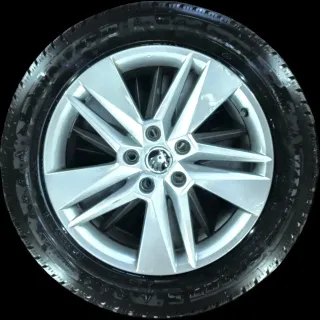 215/55 R17 98V WINTERREIFEN SKODA SUPERB 3V 17 ZOLL ALU KOMPLETTSATZ 5-6MM - Bild 1