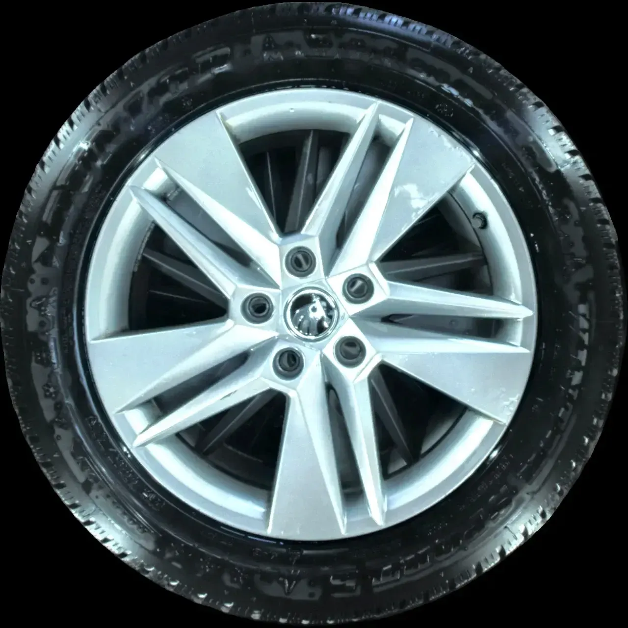 215/55 R17 98V WINTERREIFEN SKODA SUPERB 3V 17 ZOLL ALU KOMPLETTSATZ 5-6MM - Bild 1