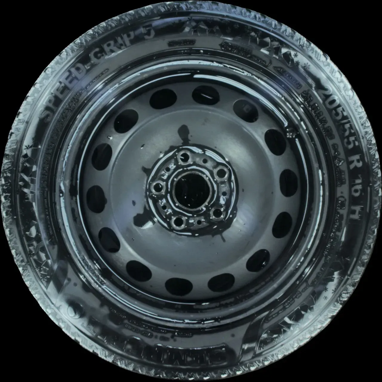205/55 R16 91H WINTERREIFEN VW GOLF 8 VIII 16 ZOLL STAHL KOMPLETTSATZ 4MM - Bild 1
