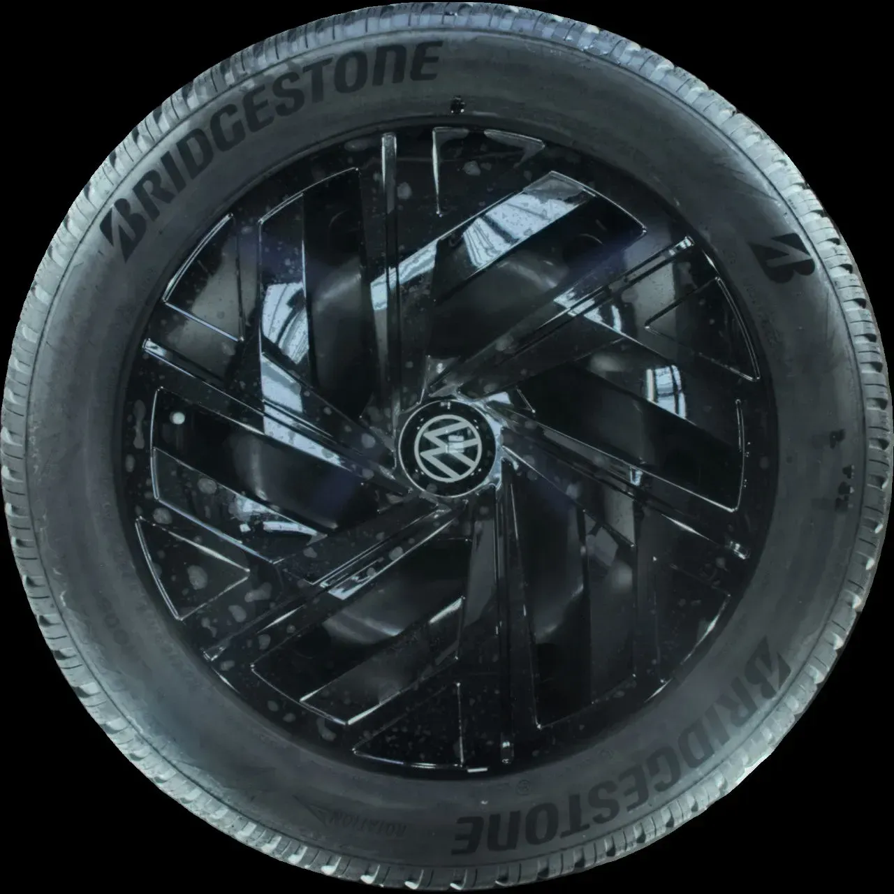 235/55 R19 WINTERREIFEN VW ID.4 19 ZOLL STAHL KOMPLETTSATZ 7-8MM - Bild 1