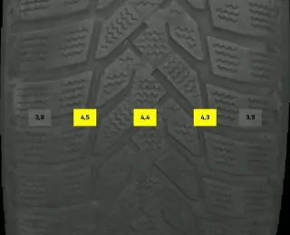 205/55 R16 91H WINTERREIFEN VW GOLF 8 VIII 16 ZOLL STAHL KOMPLETTSATZ 4-7MM MM - Bild 7