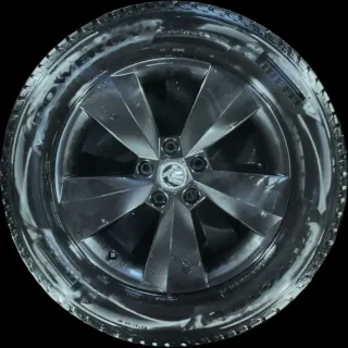 215/65 R17 103H WINTERREIFEN 17 ZOLL ALUMINIUM KOMPLETTSATZ 5.75 5.7 4.02 4.18 - Bild 1