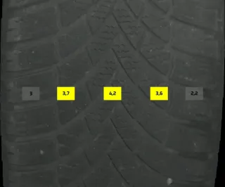 205/50 R17 93V WINTERREIFEN VW GOLF 8 VIII 17 ZOLL ALU KOMPLETTSATZ 4-6MM 4-6MM - Bild 7
