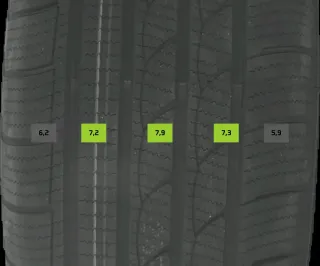 2x Winterreifen 235/55 R19 105V Imperial ICE-PLUS DOT 1026 7mm - Bild 2