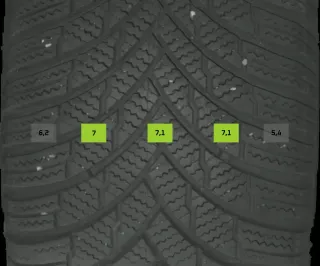 235/55 R18 WINTERREIFEN VW TIGUAN 5N (II) 18 ZOLL ALU KOMPLETTSATZ 4-7MM - Bild 6
