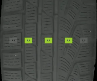 235/55 R18 104H WINTERREIFEN VW TIGUAN 5N (II) 18 ZOLL ALU KOMPLETTSATZ 4.97 6.6 - Bild 6