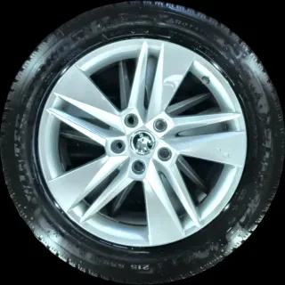 215/55 R17 98V WINTERREIFEN SKODA SUPERB 3V 17 ZOLL ALU KOMPLETTSATZ 5-6MM - Bild 3
