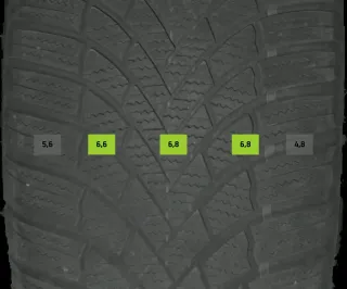 235/55 R19 101T WINTERREIFEN VW ID.4 19 ZOLL STAHL KOMPLETTSATZ 5-6MM - Bild 6