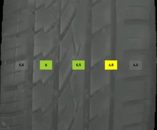 2x Sommerreifen 235/60 R18 107w Continental Crosscontact DOT 2924 5mm - Bild 4