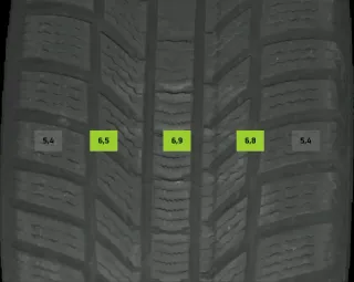 215/55 R16 98V WINTERREIFEN SKODA SUPERB 3V 16 ZOLL ALUMINIUM KOMPLETTSATZ 4-6MM - Bild 6
