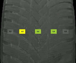 255/55 R19 111H WINTERREIFEN AUDI E-TRON 4KE 19 ZOLL ALU KOMPLETTSATZ 4-5MM - Bild 6