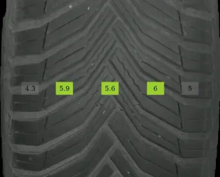 215/65 R16 GANZJAHRREIFEN VW TIGUAN 5N (II) 16 ZOLL STAHLFELGEN KOMPLETTSATZ 5MM - Bild 6