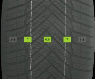 2x 245/40 ZR 19 98Y Ganzjahrreifen Tourador X All Climate 7mm DOT 0125 - Bild 4