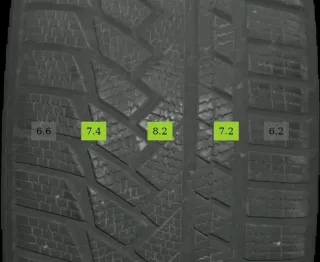 4x 235/45 R20 100V Winterreifen Continental Wintercontact 6-7mm DOT 5121 - Bild 2