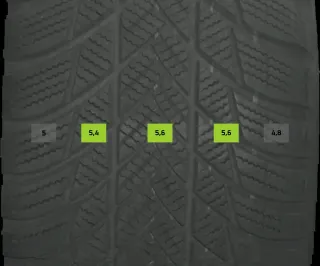 225/55 R18 102V WINTERREIFEN AUDI A6 4K 18 ZOLL ALUMINIUM KOMPLETTSATZ 4-5MM - Bild 5