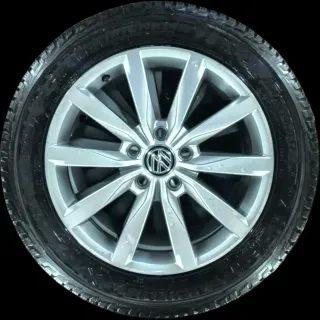 215/55 R17 94V WINTERREIFEN VW T-ROC 17 ZOLL ALU KOMPLETTSATZ 4-6MM - Bild 2