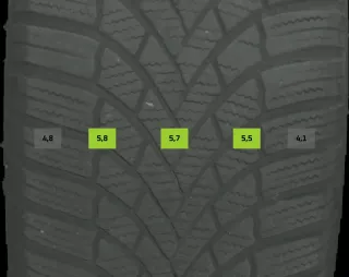 205/55 R16 91H WINTERREIFEN VW GOLF 8 VIII 16 ZOLL STAHL KOMPLETTSATZ 4-6MM - Bild 5