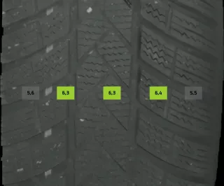 205/55 R17 91H WINTERREIFEN VW TAIGO CS 17 ZOLL ALU KOMPLETTSATZ 5-6MM - Bild 5