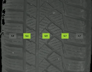 215/65 R17 99H WINTERREIFEN AUDI Q3 F3 17 ZOLL ALU KOMPLETTSATZ 83A601025AL - Bild 6