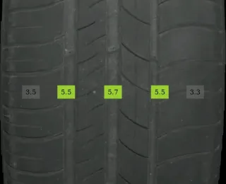 205/60 R16 SOMMERREIFEN C-KLASSE W205 16 ZOLL ALUFELGEN KOMPLETTRÄDER 5MM - Bild 5
