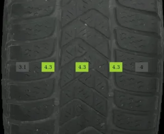 225/50 R17 WINTERREIFEN AUDI A5 8W 17 ZOLL ALUFELGEN KOMPLETTSATZ 4MM - Bild 8
