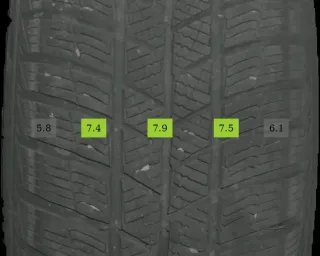 215/65 R17 103H WINTERREIFEN AUDI Q3 F3  17 ZOLL ALU KOMPLETTSATZ 6-7MM - Bild 6