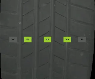 225/45 R17 91W SOMMERREIFEN VW GOLF 8 VIII 17 ZOLL ALU KOMPLETTSATZ 5MM 5MM 5MM - Bild 5