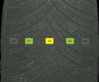 235/55 R18 WINTERREIFEN VW TIGUAN 5N (II) 18 ZOLL ALU KOMPLETTSATZ 4-7MM - Bild 7