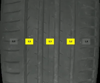 / R19 SOMMERREIFEN VW ID.4 19 ZOLL STAHL KOMPLETTSATZ 2.61 2.54 2.14 2.23 MM - Bild 6