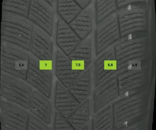 215/65 R17 99H WINTERREIFEN VW TIGUAN CT 17 ZOLL ALU KOMPLETTSATZ 6-7MM - Bild 5