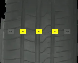 205/55 R16 91V SOMMERREIFEN VW GOLF 8 VIII 16 ZOLL ALU KOMPLETTSATZ 4-5MM - Bild 8