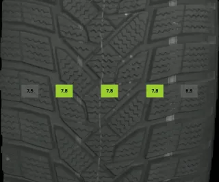 205/55 R16 91H WINTERREIFEN VW GOLF 8 VIII 16 ZOLL STAHL KOMPLETTSATZ 7MM - Bild 5