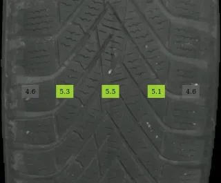 205/55 R16 91H WINTERREIFEN VW GOLF 8 VIII 16 ZOLL STAHL KOMPLETTSATZ 4-5MM - Bild 5